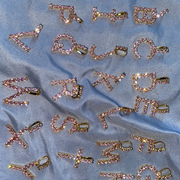 Letter Initial Pendant Tennis Chain - Picture 5 of 6